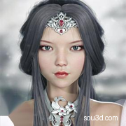 DAZ亚洲美女 美少女模型合集IM00068727-01_RuyunandRuyunHairforGenesis8Females