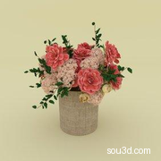 插花 康乃馨 玫瑰