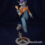 朱诺Juno《守望先锋2：归来》游戏角色雕塑雕刻手办3D打印模型