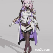 《崩坏3RD》爱莉希雅-游戏动漫手办摆件