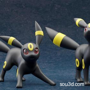 高精度宝可梦伊布3D打印umbreon
