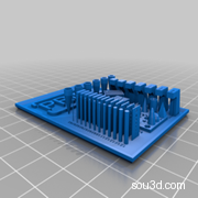 GoPrint resin test model（高普达树脂测试模型）