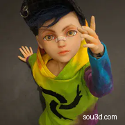 男性球形关节人偶(球形关节人偶)