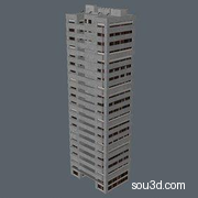 高楼大厦楼房建筑房屋写字楼三维3D模型taobaodianpu_CFSC17