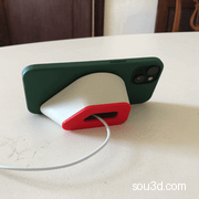 适用于 iOS 17 iPhone 待机模式的 Magsafe 充电器支架-3D打印模型