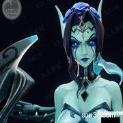 堕落天使·莫甘娜《英雄联盟》游戏角色雕刻手办3D打印模型