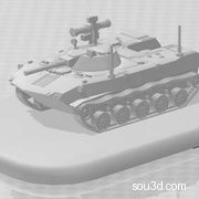 1/285比例BMD-1、BMD-1P、BMP2、BTR-D及BMD指挥型战车