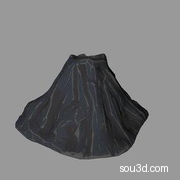 水下世界珊瑚鱼宝箱海星石头礁石三维模型