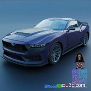 傲风模型优选DIY汽车模型福特野马Mustang2024