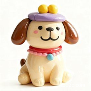 小狗&大耳狗 可爱 犬 手办 摆件 可爱 Q版 3D打印 吉祥物 模型