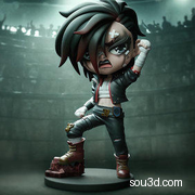 Q版 蔚 vi chibi 英雄联盟：双城之战