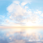 天空海洋 自然风景 HDR 全景