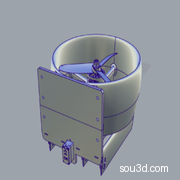 动力风扇3D