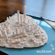 【城市沙盘】上海 Stl 3mf 3D打印模型