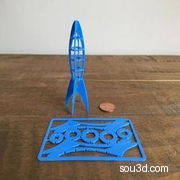 组装玩具火箭