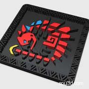 Rathalos图标标牌 (怪物猎人)