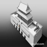 天安门模型3D图纸