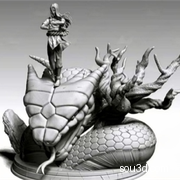 火影忍者大蛇丸两款吊炸天超大精细模型3D打印