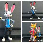疯狂动物城2 兔朱迪Judy Hopps 关节可动人偶