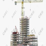 C4D建筑施工现场塔吊大楼模型
