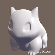 妙蛙种子种植花盆包含3d打印图纸
