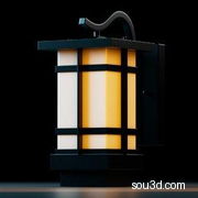 壁挂灯3D模型Lamp_stl