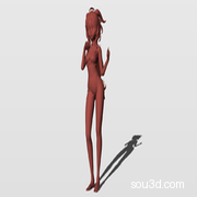 甘雨比基尼 3D打印模型