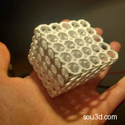 截角立方体晶格结构