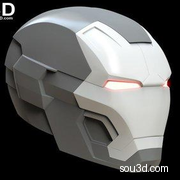 钢铁侠头盔3D打印模型