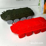 Btr-60 - 分解图, 1：72 和1：100 混音版