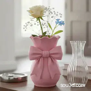 蝴蝶结花瓶