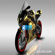宝马S1000RR摩托车模型 SolidWorks设计