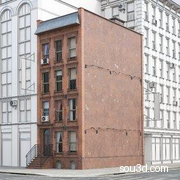 楼房现代建筑房屋公寓街区办公楼三维3D打印模型007