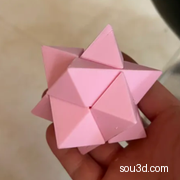 鲁班锁，六方宝石