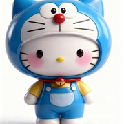 【哆啦a梦Hello Kitty&凯蒂猫】凯蒂猫 猫 手办 摆件 吉祥物 模型