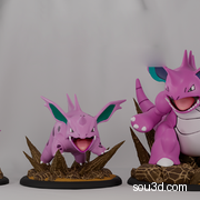 尼多朗 尼多力诺 尼多王 Nidoking 宝可梦
