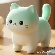 小猫摆件