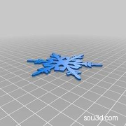 雪花晶莹剔透，六个角
