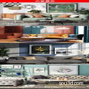 北欧沙发3dmax模型简约新品精品组合沙发休闲实木茶几3d设计素材