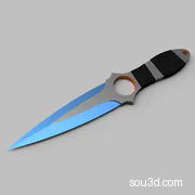 CSGO骷髅刀-3D打印模型素材