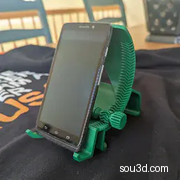 手机支架，平滑的倾斜调节-3D打印模型