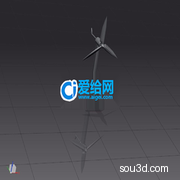 风力发电小风车 3D模型（ProE/UG(NX)设计，提供step(stp)/iges(igs)/Prt/SLDDRW文件）