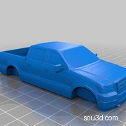 F-150 带开放式货厢的皮卡车模型
