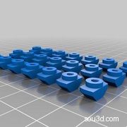 米3 米4 米5 t型螺母2020 2040 2080 挤出