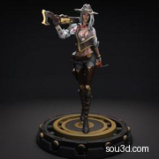 艾什 Ashe - Overwatch 守望先锋