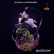 鬼灭之刃stl3D打印模型手办CWS Mitsuri Kanroji +NSFW
