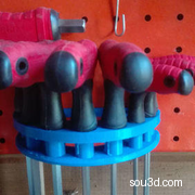 Porte clé BTR, hex screwdriver holder