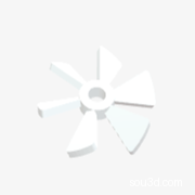 30度风扇叶