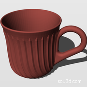 搪瓷杯子 3D打印模型
