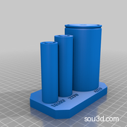 特斯拉电池电芯3D模型